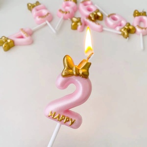 包邮生日蛋糕用数字蜡烛年龄18岁快乐ins创意儿童男女孩装饰摆件