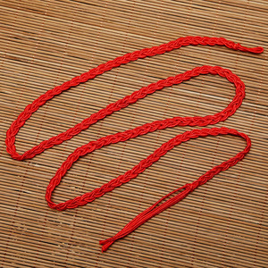 【本命年红绳腰链】红色编织腰绳女腰带系腰上的编绳腰饰
