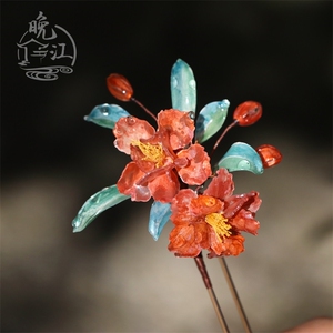 发簪缠花 淘宝拼多多热销发簪缠花货源拿货 阿里巴巴货源