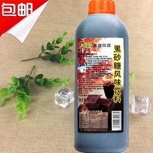 台湾凤祥黑砂糖浆1.3KG 黑砂糖味果浆 咖啡奶茶甜品刨冰原料