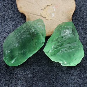 易晶缘天然绿色萤石水晶原石毛料摆件石头大块矿石宝石标本扩香石