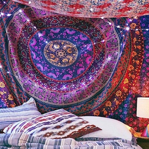 背景布ins挂布印度网红曼达拉大号壁毯卧室宿舍墙布装饰布挂毯