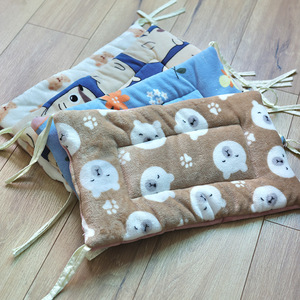 毛绒宠物垫猫咪笼子平台垫子绑带保暖秋冬毛垫猫笼子垫