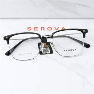 施洛华近视眼镜可配度数时尚潮流男女超轻眉线框时尚简约SL808