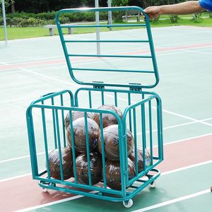 篮球推车 折叠式 可拆卸装球车 带轮子滑动大号可装30个球