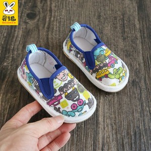 儿童小布鞋女1-2岁3宝宝老北京千层底单鞋男童婴儿软底学步鞋秋季