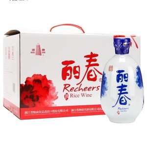 塔牌牡丹丽春基酒手工花雕礼盒立春黄酒正宗绍兴黄酒375ml/6瓶