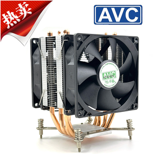 AVC 4铜管CPU散热器1155 12代1700针风扇X79 X99 2011静音CPU风扇
