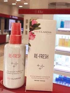 我的娇韵诗myCLARINS清爽保湿嫩肌美颜补水喷雾100ml包邮20年产