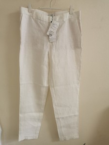 MANGO全新正品带吊牌白色休闲裤，经典百搭。吊牌价359元！
