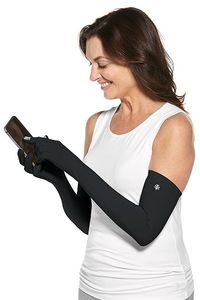 Coolibar长款防紫外线手套 防晒袖套护臂 触屏版 UPF50+ 10308