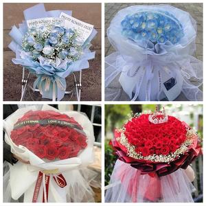 520红玫瑰花束送老婆情人上海市浦东新区祝桥泥城宣桥同城鲜花店