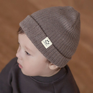 婴儿帽子春秋季0一3岁婴幼儿童冬季薄款可爱男童女宝宝针织毛线帽