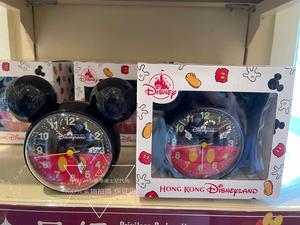 香港Disney迪士尼乐园正品 米奇老鼠台钟闹钟時钟座枱钟卡通可爱