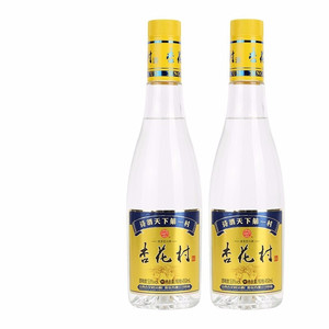 山西杏花村 金标光瓶 42/53度450ml*2瓶 清香型纯粮 国产白酒