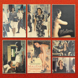 西西里的美丽传说 莫妮卡贝鲁奇意大利经典电影海报 宿舍装饰画芯