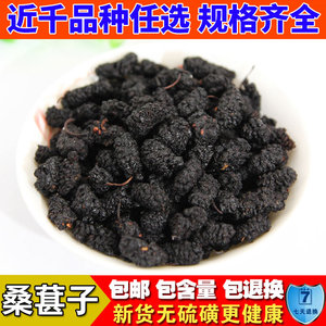 桑椹子免洗野生天然无沙桑葚子黑桑甚桑葚果干桑果 可泡茶500包邮