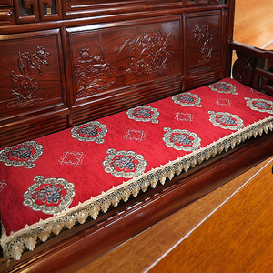 四季盖布防滑红木家具沙发坐垫套实木沙发垫子机洗薄款沙发巾定做