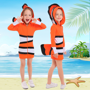 小丑鱼海洋主题派对装万圣节cos舞台服六一儿童节幼儿园表演衣服