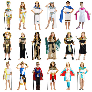 万圣节埃及服装儿童希腊神话女神舞台演出服饰走秀cos法老艳后裙