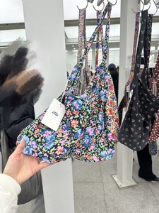 韩国直邮代购 小众设计师emis 明星同款帆布口袋环保时尚包包