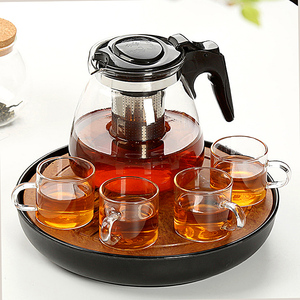 正扬 耐热玻璃过滤茶壶 大容量花茶壶茶杯普洱茶壶不锈钢泡茶壶