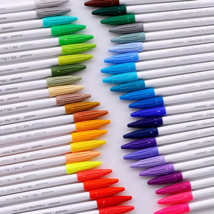 韩国monami慕娜美纤维水彩笔手帐笔重点标记水性彩色笔手账画画笔