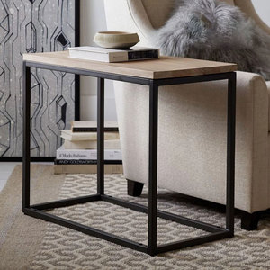 简约客厅沙发边几角几小茶几铁艺实木创意边桌卧室北欧床头柜方桌