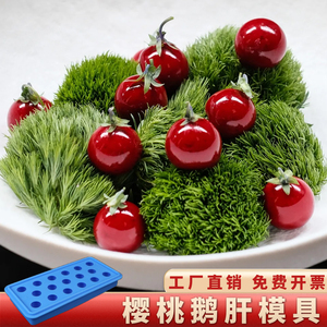 樱桃鹅肝模具硅胶葫芦板栗福袋创意菜分子料理冷菜酒店餐饮球形磨