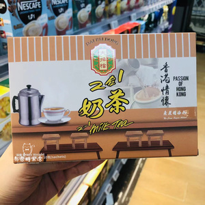 香港代购 大排档奶茶 港式奶茶二合一无糖即冲袋装速溶奶茶120g