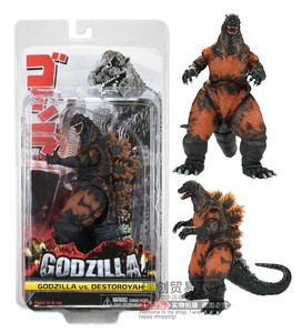 NECA燃烧红莲哥斯拉Godzilla1995年版怪兽奥特曼手办模型公仔玩具