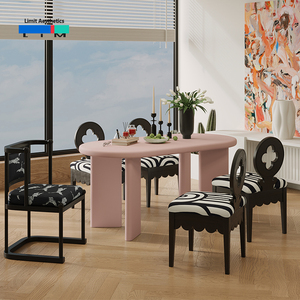 LIM界限椭圆桌餐桌家用小户型北欧简约轻奢饭桌意式圆形家具定制Z