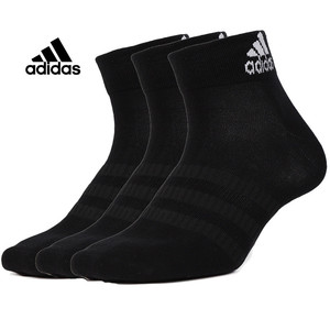 Adidas阿迪达斯男袜女袜新款加厚短筒袜篮球运动袜健身跑步袜子