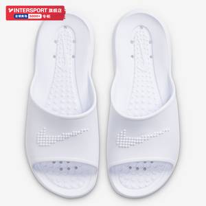 Nike耐克拖鞋女鞋2024夏季新款轻便一字拖凉拖鞋白色沙滩鞋CZ7836