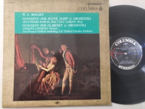 莫扎特长笛 竖琴 单簧管 管弦乐协奏曲黑胶唱片LP