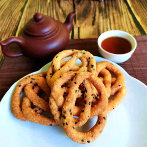 广西特产玉林糖环翘连 传统手工油炸年货香酥脆追剧零食