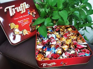 土耳其进口榛子糖果巧克力turkey Chocolate Cand铁盒装混合味装