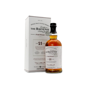 百富21年单一纯麦威士忌波特桶陈酿700ml英国进口洋酒Balvenie