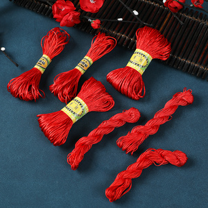 春节新年挂线平安红绳diy手工编织串珠装饰中国结手绳拉旗灯笼绳