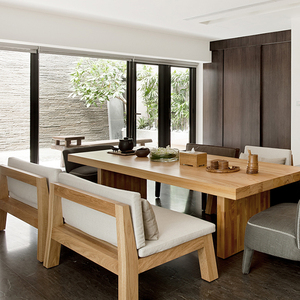 实木茶几桌子客厅家用北欧风格家具茶桌现代简约轻奢原木茶台桌椅
