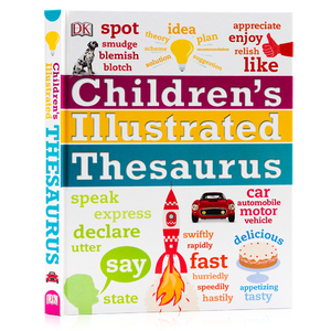英文原版 精装 DK儿童图解同义词词典 Children's Illustrated Thesaurus 儿童英语学习工具书 分类词词典 少儿百科 8-14岁