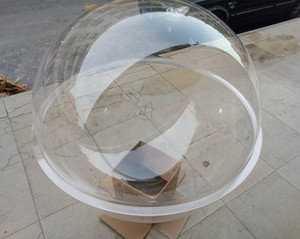 有机玻璃透明半球彩色灯罩亚克力婚庆球灯罩展览展示装饰球大吊球