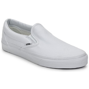 VANS范斯男女鞋子一脚蹬白色CLASSIC SLIP ON原装正品2024年新款