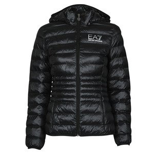 EA7 EMPORIO ARMANI女装上衣保暖防寒服棉衣棉服外套黑色冬季款8N