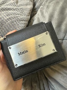 韩国代购matin kim 韩国设计师品牌经典款简约实用真皮卡包零钱包