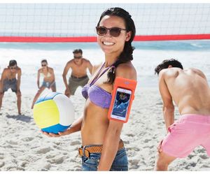 游泳手机防水臂袋绑在手臂上的手机套可触屏外卖骑手专用水上乐园