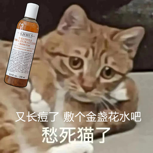 白泥好搭档！kiehls科颜氏金盏花植物精华化妆水250ml/500ml