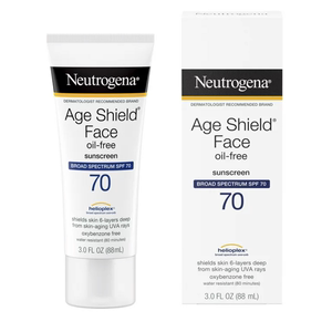 美国Neutrogena露得清年龄之盾脸部抗氧化防晒霜SPF70 exp26.08