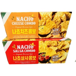 韩国进口零食 GS25便利店浓郁芝士 萨尔萨辣酱味蘸酱墨西哥玉米片