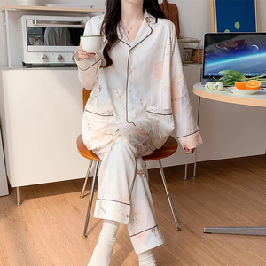 月子服春秋款纯棉产后产妇孕妇睡衣夏季哺乳喂奶可外穿家居服套装